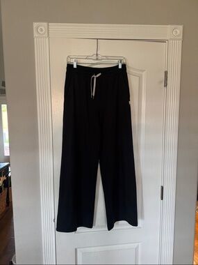 Vuori Wide Leg Drawstring Knit Pants